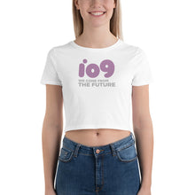 Load image into Gallery viewer, &quot;io9 Welcome From The Future&quot; Crop Tee

