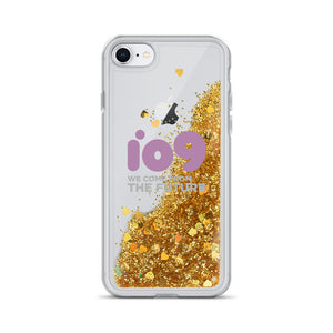 "io9 Wlecome From The Future" Liquid Glitter Phone Case