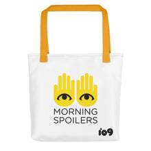 Load image into Gallery viewer, &quot;Morning Spoilers&quot; Colored Strap Tote Bag
