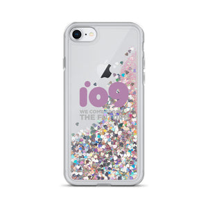 "io9 Wlecome From The Future" Liquid Glitter Phone Case