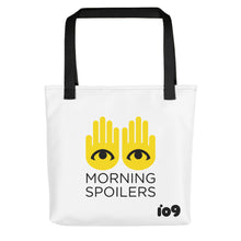 Load image into Gallery viewer, &quot;Morning Spoilers&quot; Colored Strap Tote Bag
