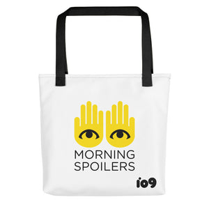 "Morning Spoilers" Colored Strap Tote Bag