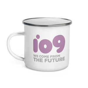 io9 "We Come From The Future" Enamel Mug