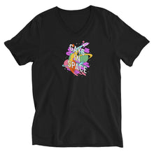 Load image into Gallery viewer, Gays In Space Unisex V-Neck T-Shirt

