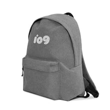 Load image into Gallery viewer, io9 Logo Embroidered Backpack
